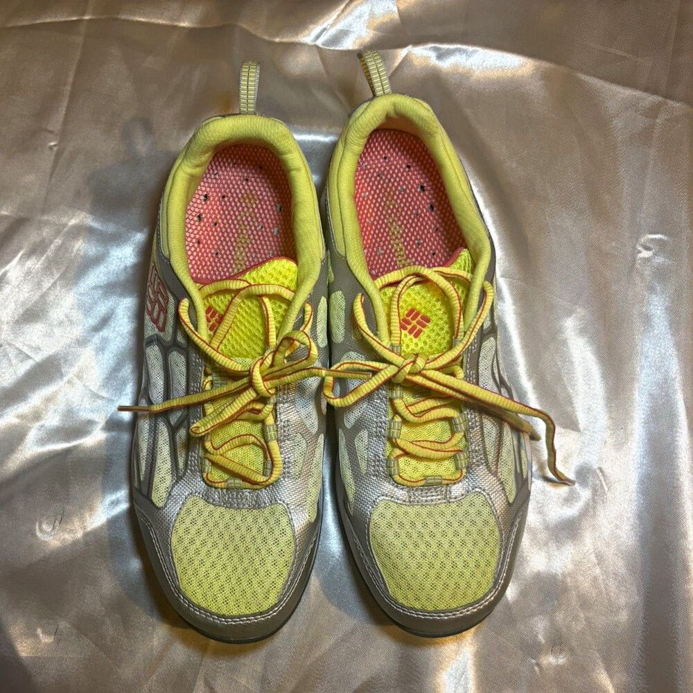 Columbia Megavent Fly Womens Water Shoes Sunnyside Yellow Silver Size 8.5